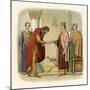 King Henry II of England Authorises Dermod to Levy Forces-James Doyle-Mounted Art Print