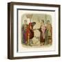 King Henry II of England Authorises Dermod to Levy Forces-James Doyle-Framed Art Print