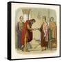 King Henry II of England Authorises Dermod to Levy Forces-James Doyle-Framed Stretched Canvas