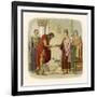 King Henry II of England Authorises Dermod to Levy Forces-James Doyle-Framed Art Print