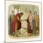 King Henry II of England Authorises Dermod to Levy Forces-James Doyle-Mounted Art Print