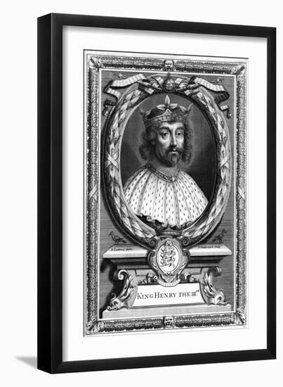 King Henry III of England-P Vanderbanck-Framed Giclee Print