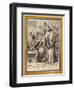 King Henry of France and Saint Bernard of Clairvaux-European School-Framed Giclee Print