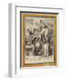 King Henry of France and Saint Bernard of Clairvaux-European School-Framed Giclee Print