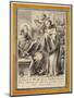 King Henry of France and Saint Bernard of Clairvaux-European School-Mounted Giclee Print