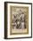 King Henry of France and Saint Bernard of Clairvaux-European School-Framed Giclee Print