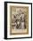 King Henry of France and Saint Bernard of Clairvaux-European School-Framed Giclee Print