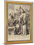 King Henry of France and Saint Bernard of Clairvaux-European School-Mounted Giclee Print