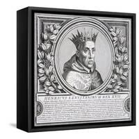 King Henry of Portugal (Litho)-null-Framed Stretched Canvas