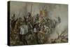King Henry V at the Battle of Agincourt, 1415-Sir John Gilbert-Stretched Canvas