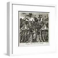 King Henry V of England and His Family-C Grignion-Framed Art Print