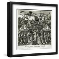 King Henry V of England and His Family-C Grignion-Framed Art Print