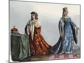 King Henry VI of England and Margaret of Anjou-Stefano Bianchetti-Mounted Giclee Print