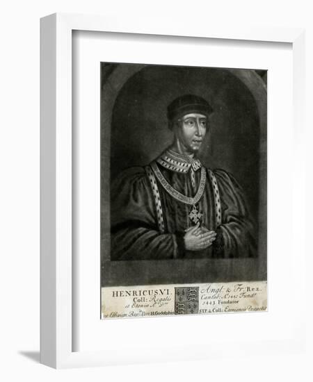 King Henry VI-H Godolphin-Framed Art Print