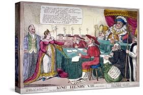 King Henry VIII, Act II, Scene IV, C1820-JL Marks-Stretched Canvas