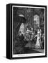 King Henry VIII and Anne Boleyn by William Hogarth-William Hogarth-Framed Stretched Canvas