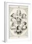 King Henry Viii of England and His Six Wives, from 'The National and Domestic History of England'…-null-Framed Giclee Print