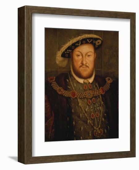 King Henry Viii, of England-Hans Holbein the Younger-Framed Giclee Print