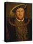 King Henry Viii, of England-Hans Holbein the Younger-Stretched Canvas