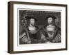 King Henry VIII with the Emperor Carl V as Young Men at the Field of the Cloth of Gold 1520-Robert Brown-Framed Art Print