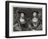King Henry VIII with the Emperor Carl V as Young Men at the Field of the Cloth of Gold 1520-Robert Brown-Framed Art Print
