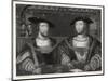 King Henry VIII with the Emperor Carl V as Young Men at the Field of the Cloth of Gold 1520-Robert Brown-Mounted Art Print