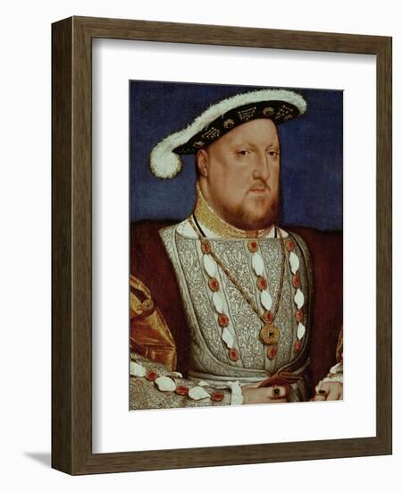 King Henry VIII-Hans Holbein the Younger-Framed Giclee Print