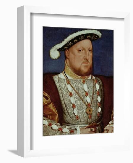 King Henry VIII-Hans Holbein the Younger-Framed Giclee Print