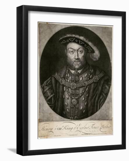 King Henry VIII-Faber Juin-Framed Art Print