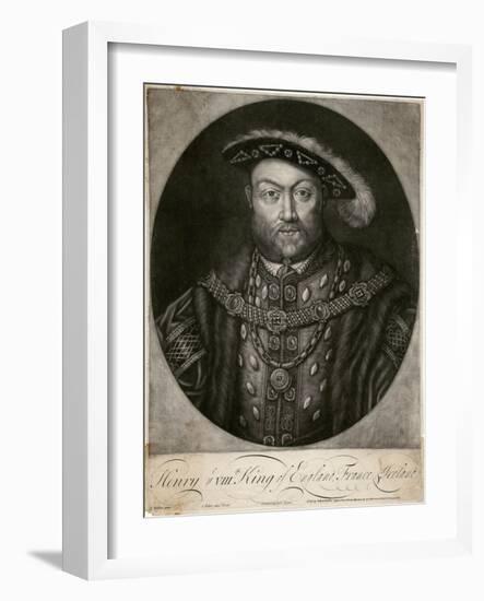 King Henry VIII-Faber Juin-Framed Art Print