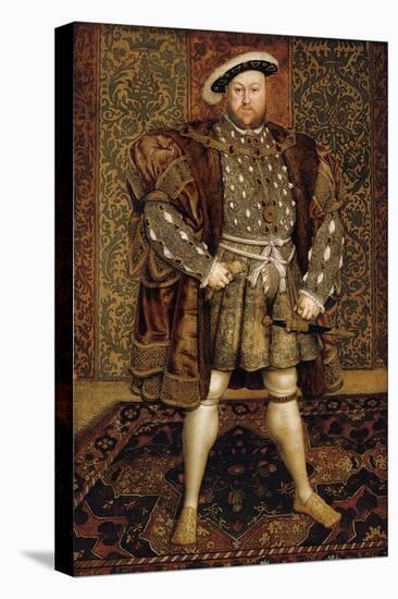 King Henry Viii-Hans Holbein the Younger-Stretched Canvas