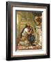 King Hezekiah Spreads His Case before the Lord-English School-Framed Giclee Print