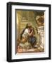 King Hezekiah Spreads His Case before the Lord-English School-Framed Giclee Print