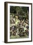 King Hiram of Tyre Brings Men to Help the Israelites Cut Cedars to Build Solomon's Temple-null-Framed Giclee Print