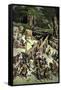 King Hiram of Tyre Brings Men to Help the Israelites Cut Cedars to Build Solomon's Temple-null-Framed Stretched Canvas