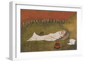King Hobgoblin Sleeping-Hugo Simberg-Framed Giclee Print