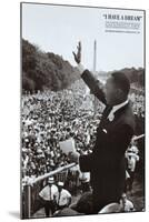 King I Have a Dream-null-Mounted Art Print