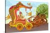 King in Horse Chariot-stockshoppe-Stretched Canvas