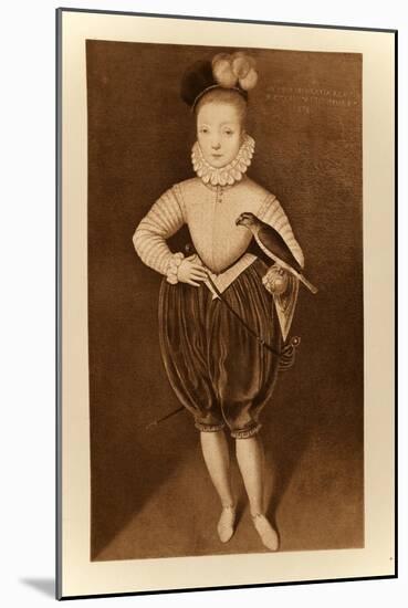 King James I of England and VI of Scotland as a Boy-Federico Zuccari-Mounted Giclee Print