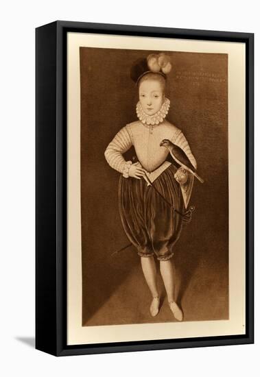 King James I of England and VI of Scotland as a Boy-Federico Zuccari-Framed Stretched Canvas