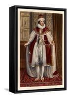 King James I of England and VI of Scotland-Paul van Somer-Framed Stretched Canvas