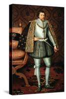 King James I of England-Paul van Somer-Stretched Canvas