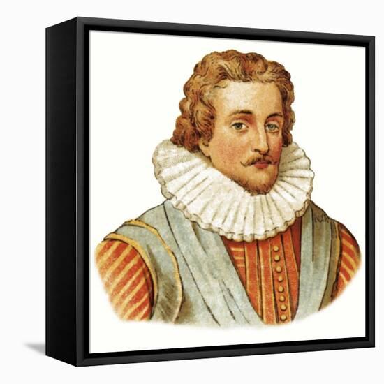 King James I-English-Framed Stretched Canvas