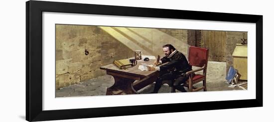 King James Sentenced Raleigh to Imprisonment in the Tower of London-Alberto Salinas-Framed Giclee Print