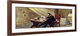 King James Sentenced Raleigh to Imprisonment in the Tower of London-Alberto Salinas-Framed Giclee Print