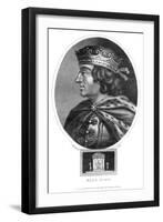 King John (1167-121), 1804-J Chapman-Framed Giclee Print