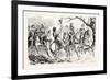 King John and His Retinue in the Forest-null-Framed Giclee Print