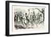 King John and His Retinue in the Forest-null-Framed Giclee Print