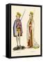 King John and King Henry 1st-H. Shaw-Framed Stretched Canvas