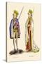 King John and King Henry 1st-H. Shaw-Stretched Canvas